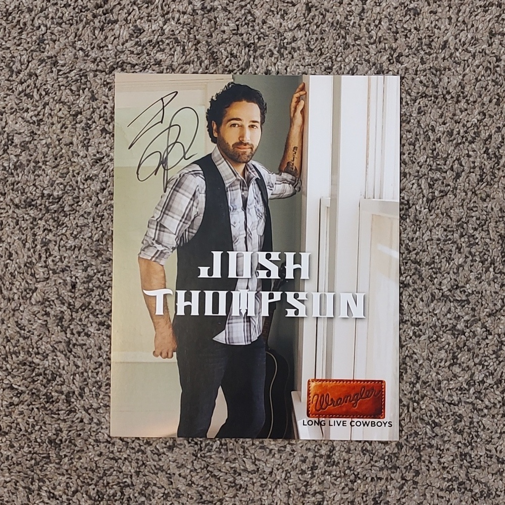 Josh Thompson Hand Signed Autograph Photo